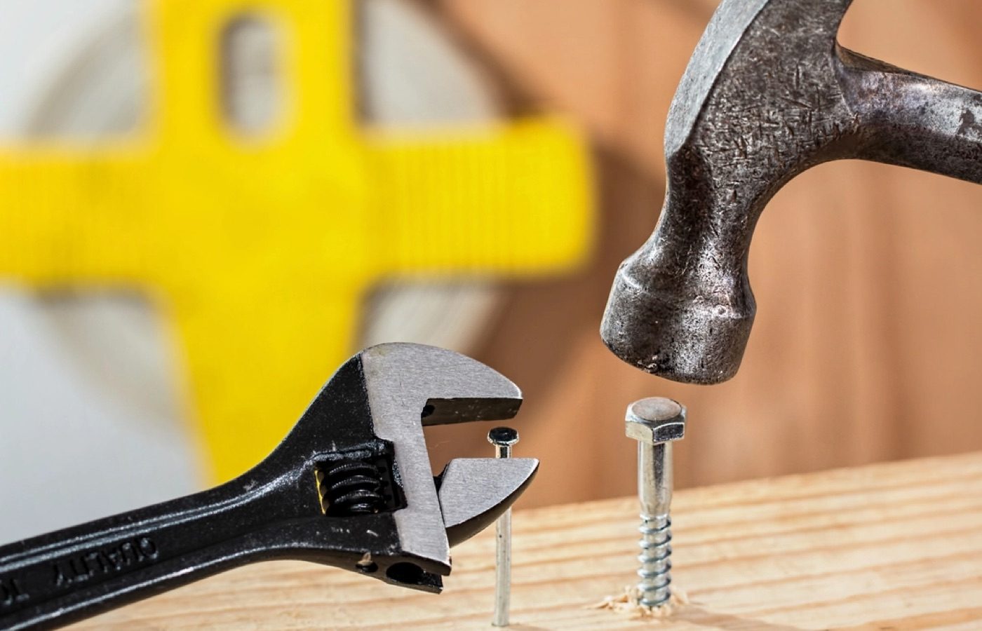 Free technical tools wrench hammer