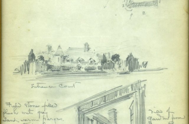 Architect's Drawing Laura Delano's House
