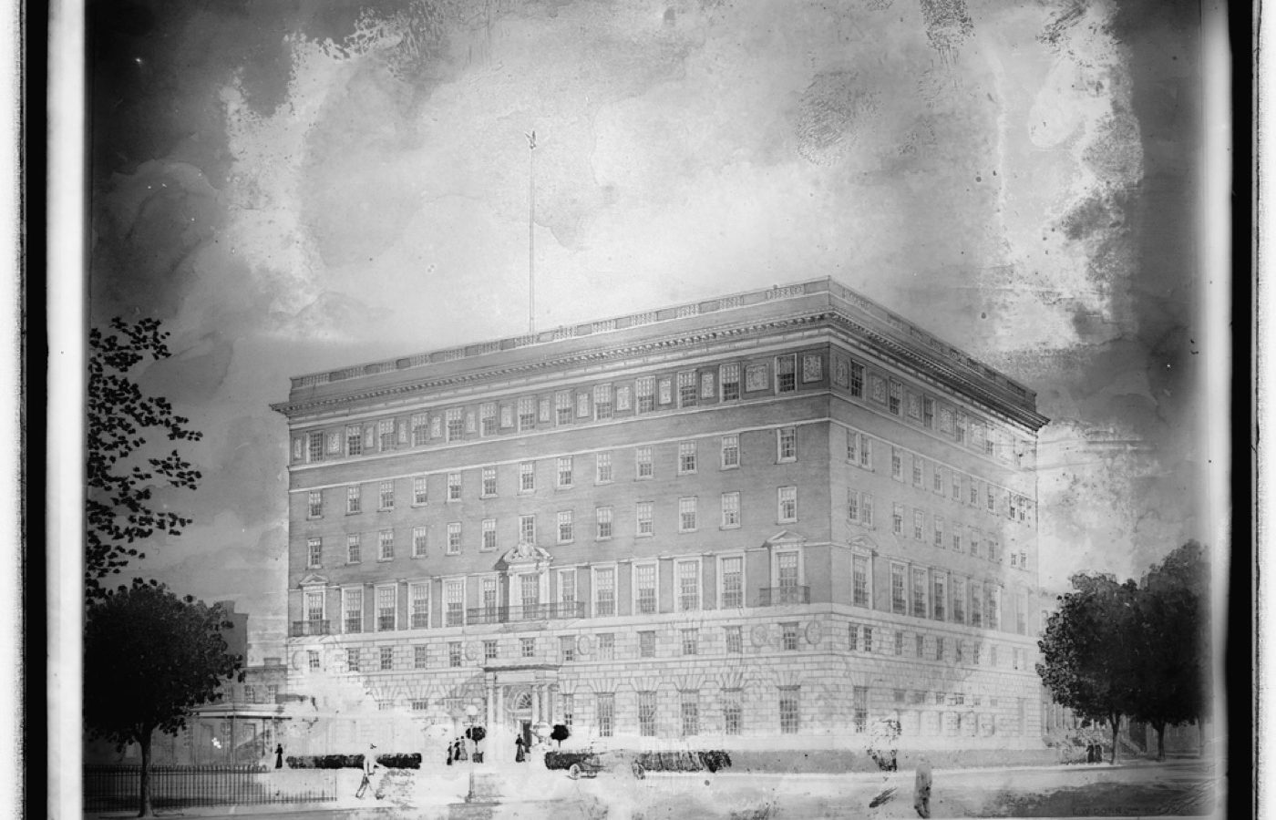 Y.M.C.A. Bldg., architect's drawing