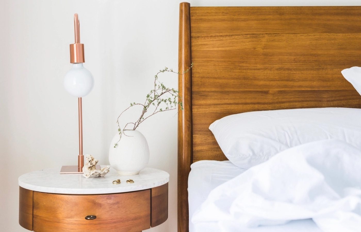 Free teak table headboard brightly