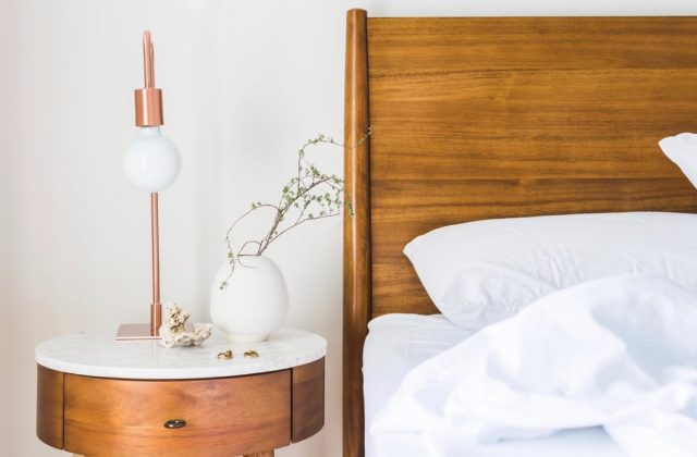 Free teak table headboard brightly