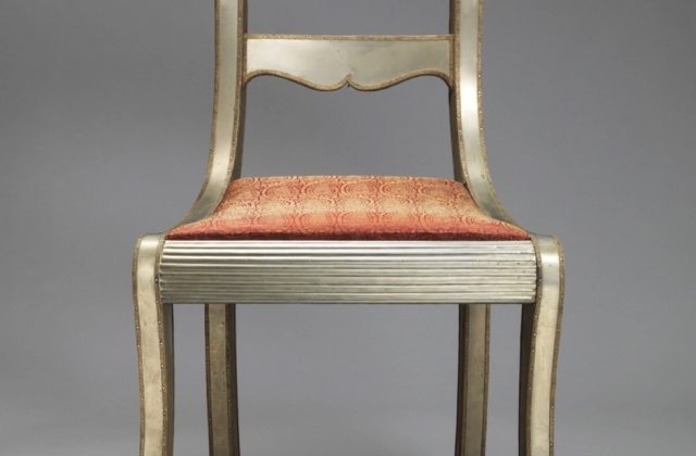 Side chair rams' heads (one