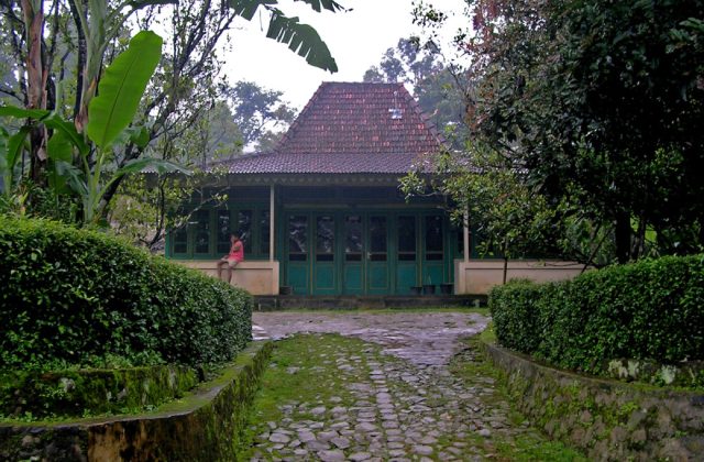 Javanese vernacular style house in village near Salatiga, Central Java, Indonesia.