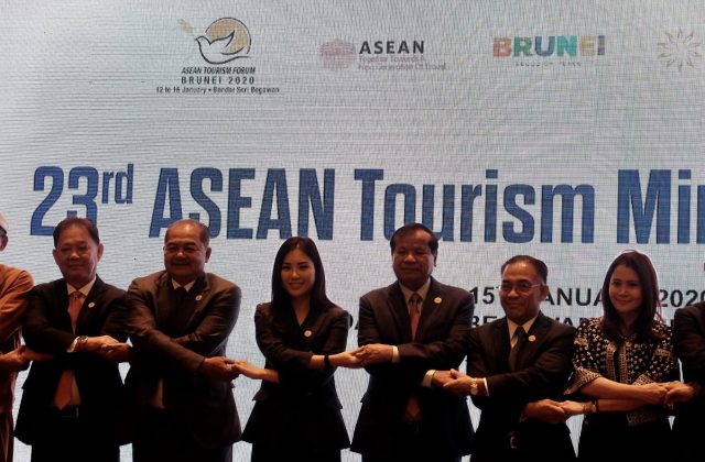 The Vice Minister of Tourism and Creative Economy, Angela Tanoesodibjo, attended the ASEAN Travel Forum (ATF) at the Empire Hotel, Jerudong, on 12-16 January 2020. The first visit