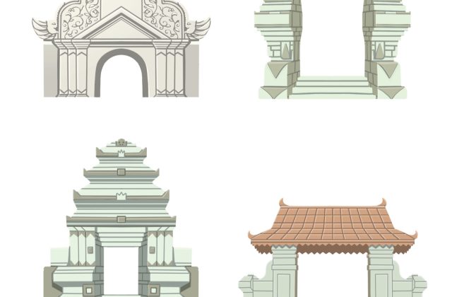 Rumah limasan — 12. 4 Tipe Gerbang Jawa
