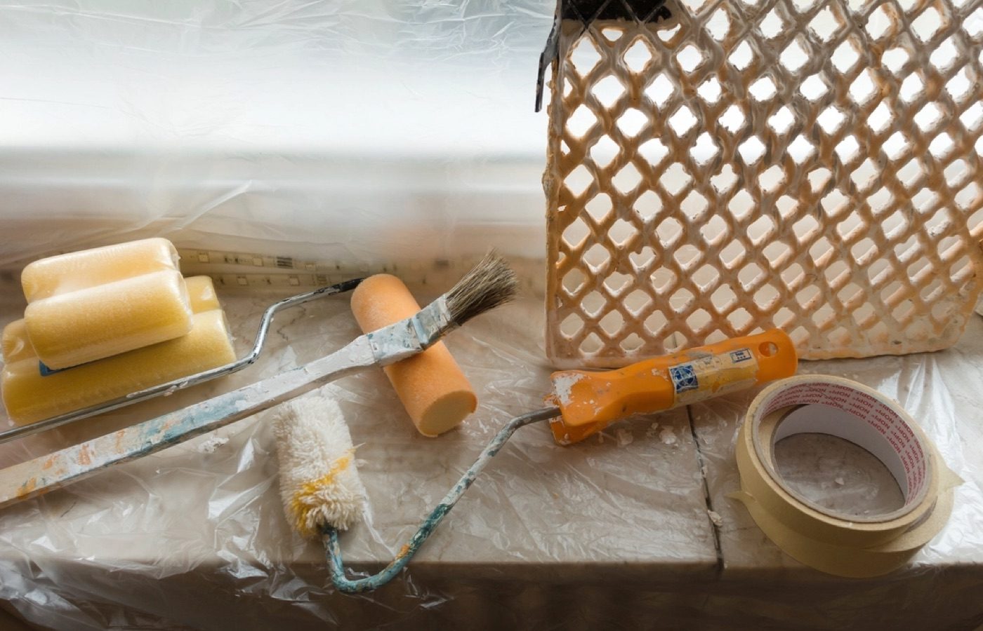 Painting tools house renovation